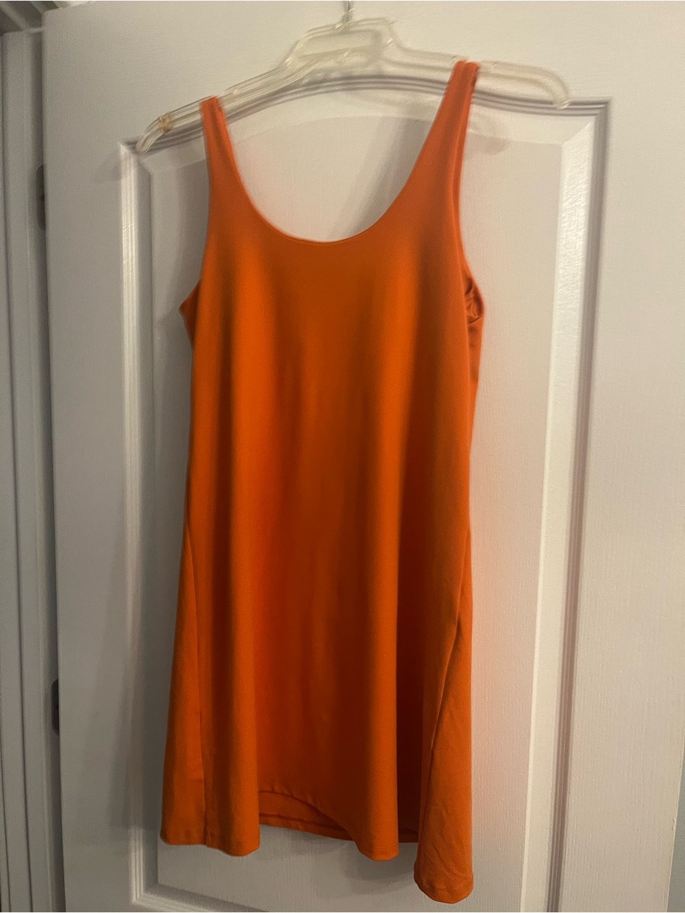 Susana Monaco Orange Scoop Neck Slip Dress - Picture 3 of 8